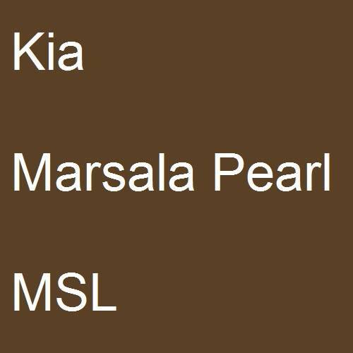 Kia, Marsala Pearl, MSL.